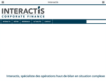 Tablet Screenshot of interactis.com
